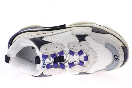 Balenciaga Triple S Light grey deep purple