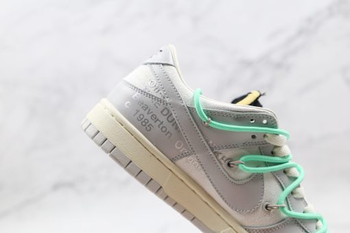 NIKE Off-White x Nike Dunk Low'50' Gray white green label