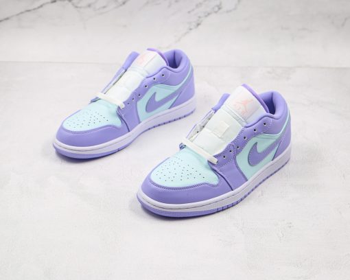 NIKE Air jordan 1 low Purple Aqua Blue