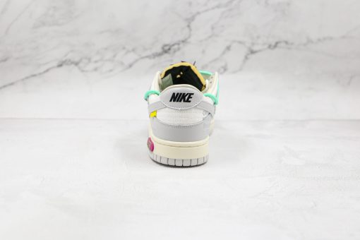 NIKE Off-White x Nike Dunk Low'50' Gray white green label