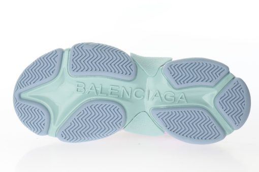 Balenciaga Triple S White fog light purple light blue