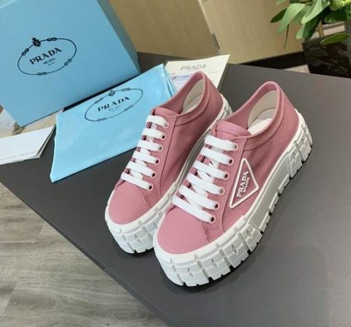 Nylon gabardine sneakers Pink