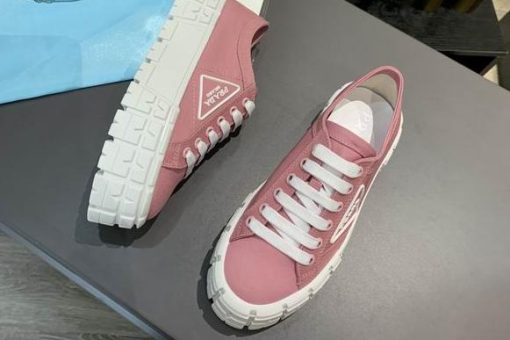 Nylon gabardine sneakers Pink