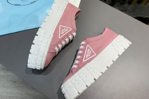 Nylon gabardine sneakers Pink