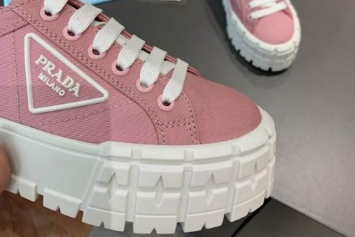 Nylon gabardine sneakers Pink