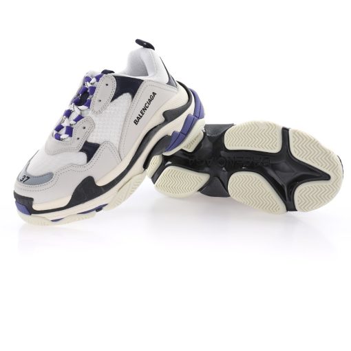 Balenciaga Triple S Light grey deep purple