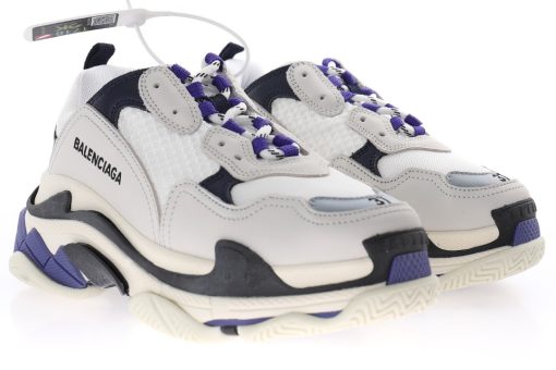 Balenciaga Triple S Light grey deep purple