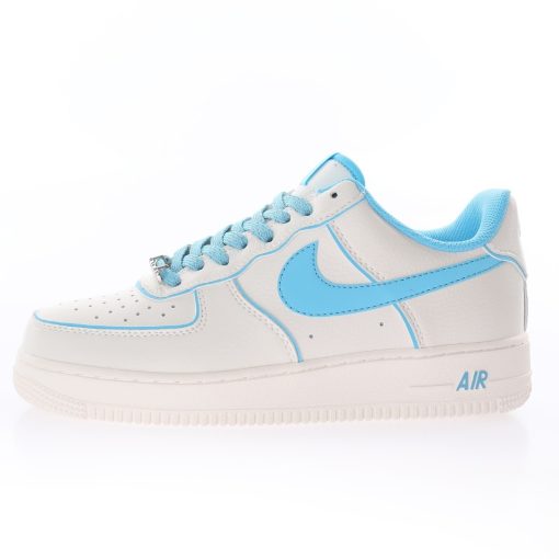 Nike Air Force 1 '07 Lv8 "Beige/Sky Blue Sliver"