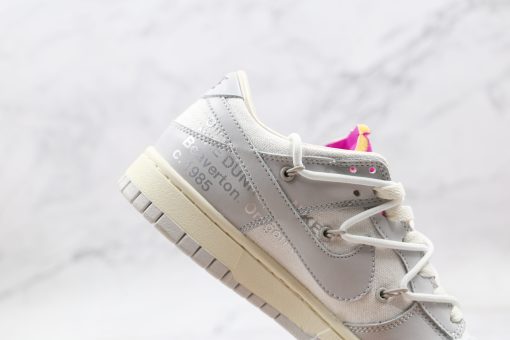 NIKE Off-White x Nike Dunk Low'50' White gray Purple Label