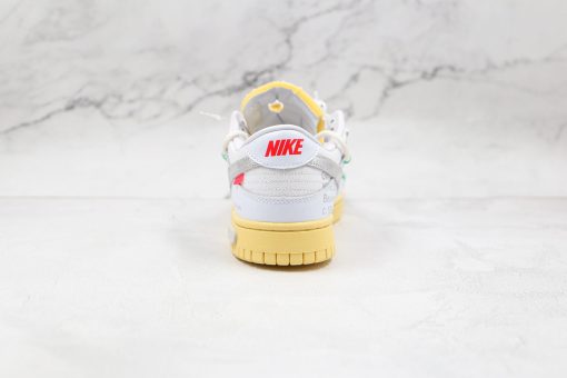 NIKE Off-White x Nike Dunk Low'50' White Silver