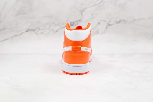 NIKE Air Jordan 1 Mid White orange