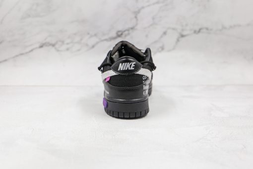 NIKE Off-White x Nike Dunk Low'50' Black Silver