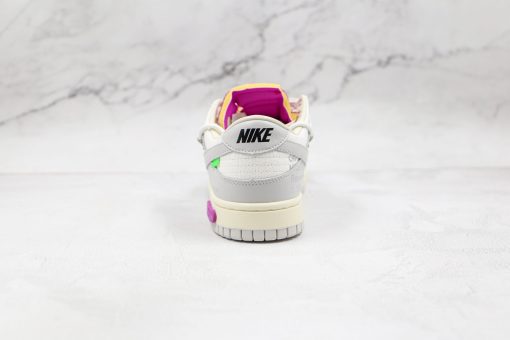 NIKE Off-White x Nike Dunk Low'50' White gray Purple Label