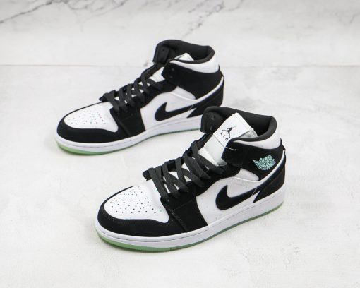 NIKE Air Jordan 1 Mid Luminous Panda - Image 2