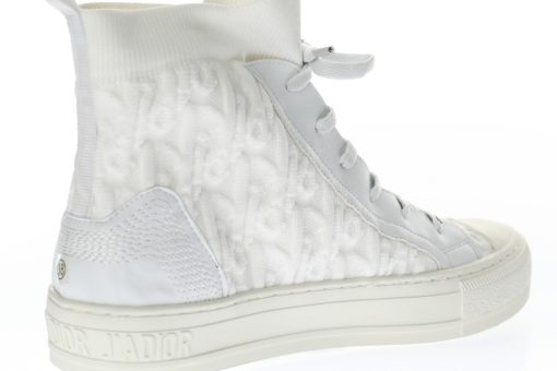 Dior Techincal Knit Oblique High-Top White