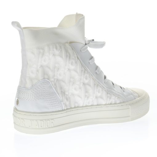 Dior Techincal Knit Oblique High-Top White