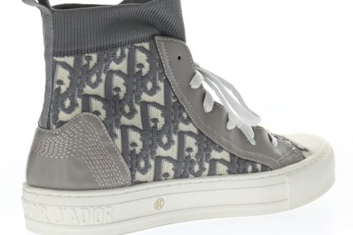 Dior Techincal Knit Oblique High-Top Brown