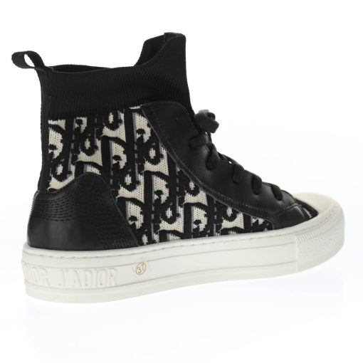 Dior Techincal Knit Oblique High-Top Black - Image 3