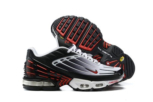 NIKE TN Black and white red