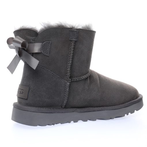 UGG W Mini Bailey Bow II "Dark grey bow 2.0 " - Image 3