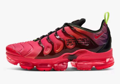 NIKE Air Vapormax Tn Plus Red black differentiation