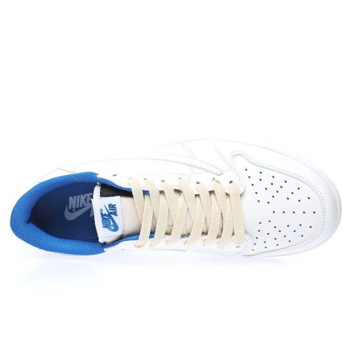 fragment design x Travis Scott x Nike Air Jordan 1 Low OG SP"White/Blue/Noctilucent"