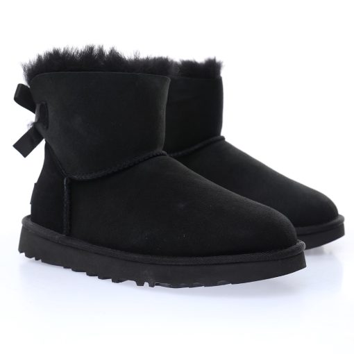 UGG W Mini Bailey Bow II "Pure black bow 2.0" - Image 4