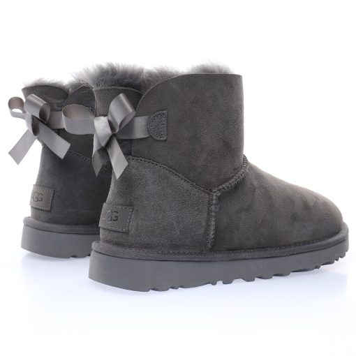 UGG W Mini Bailey Bow II "Dark grey bow 2.0 " - Image 5