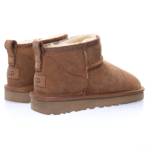 UGG W Classic Ultra Mini "Coke Dark Brown Plush"