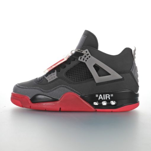 Off-White™ x Air Jordan 4 Retro"Bred/Red"