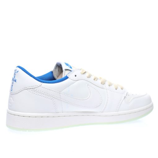 fragment design x Travis Scott x Nike Air Jordan 1 Low OG SP"White/Blue/Noctilucent"