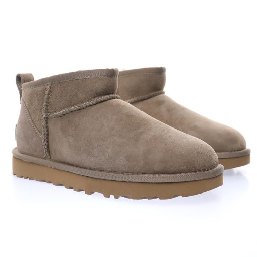 UGG W Classic Ultra Mini "Chestnut Brown Plush"