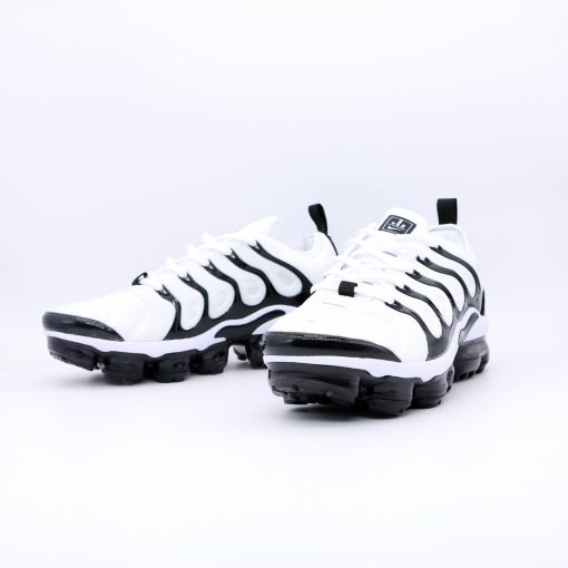 NIKE Air Vapormax Tn Plus White Face and Black Background - Image 2