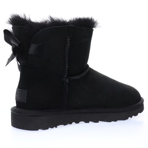 UGG W Mini Bailey Bow II "Pure black bow 2.0" - Image 3