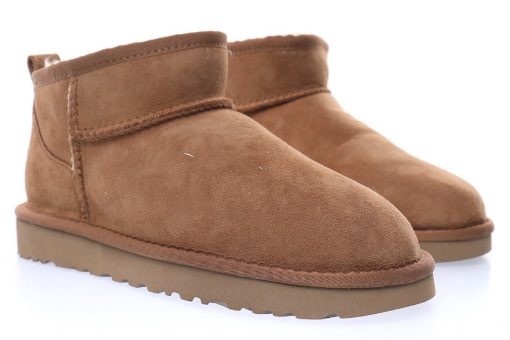 UGG W Classic Ultra Mini "Coke Dark Brown Plush"