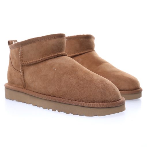 UGG W Classic Ultra Mini "Coke Dark Brown Plush"