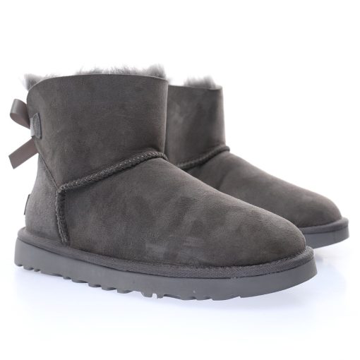 UGG W Mini Bailey Bow II "Dark grey bow 2.0 " - Image 4