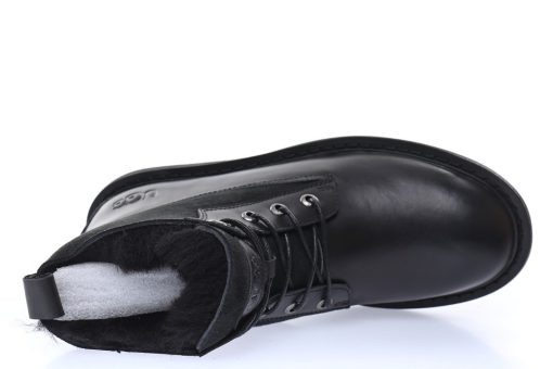 UGG W Ball Fy Rutton II "Leather black Plush"