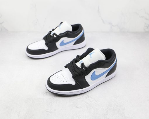 NIKE AJ1 Air Jordan 1 low Black and white blue