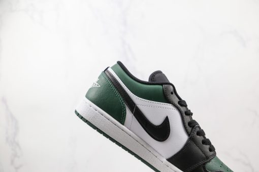 NIKE AJ1 Air Jordan 1 low Black green toe