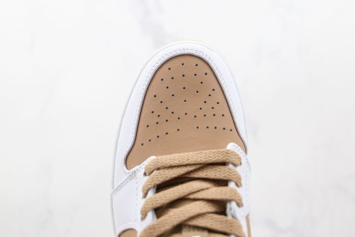 NIKE AJ1 Air Jordan 1 low White brown - Image 4