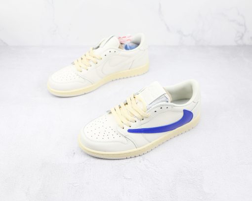 NIKE Air Jordan 1 Low Barb white blue - Image 2