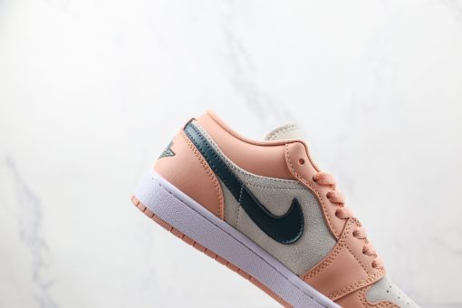 NIKE AJ1 Air Jordan 1 low Grey Pink Green hook - Image 3