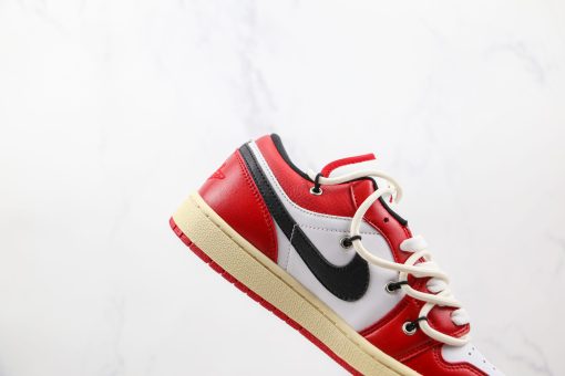 NIKE AJ1 Air Jordan 1 low Ow co branded white red