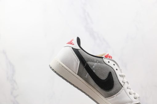 NIKE Air Jordan 1 Low Barb white gray