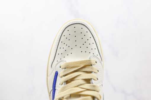 NIKE Air Jordan 1 Low Barb white blue - Image 4