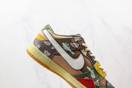 NIKE SB Dunk Low Cashew flower color stitching