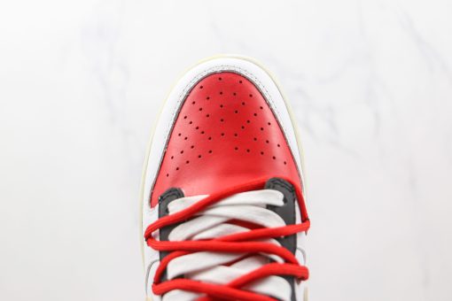 NIKE SB Dunk Low Co branded red and white deconstruction - Image 4