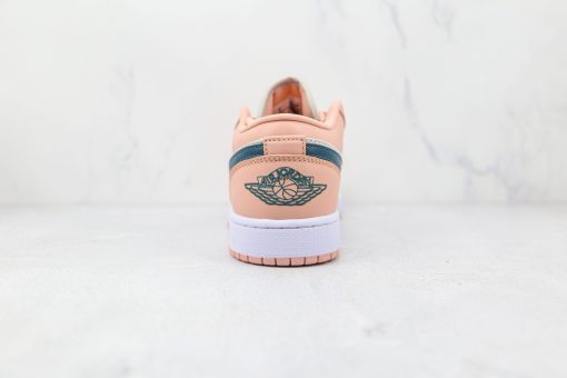 NIKE AJ1 Air Jordan 1 low Grey Pink Green hook - Image 5