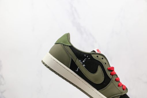 NIKE Air Jordan 1 Low Barb army green